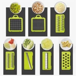 Luxe Groentesnijder Set - Multifunctionele Groentesnijder - Mandoline - Uiensnijder - Groentensnijder - Keukensnijder - Keukenmandoline 15 Delig -Merkloos Winkel 1193x1200 12
