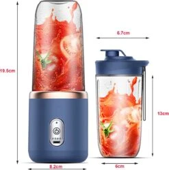 MagicBlender To Go - Draagbare Blender - Blauw - Oplaadbaar - Smoothiemaker To Go - Behoud Jouw Gezonde Voornemens - Maak Gemakkelijk En Snel Jouw Smoothies Voor Onderweg! - Met Extra Beker En Deksel 10 MagicBlender To Go - Draagbare Blender - Blauw - Oplaadbaar - Smoothiemaker To Go - Behoud Jouw Gezonde Voornemens - Maak Gemakkelijk En Snel Jouw Smoothies Voor Onderweg! - Met Extra Beker En Deksel -Merkloos Winkel 1193x1200 32