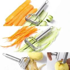 Merkloos Dunschiller - Julienne & Groenteschiller - Groentesnijder - Uiensnijder - Spiraalsnijder - Sliertensnijder - Multifunctionele 13 Merkloos Dunschiller - Julienne & Groenteschiller - Groentesnijder - Uiensnijder - Spiraalsnijder - Sliertensnijder - Multifunctionele -Merkloos Winkel 1194x1200 10