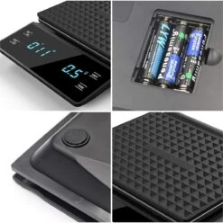 IMTEX - Keukenweegschaal - Koffie Scale - Met Timer - LED Scherm - 3000 Gram - 3 Kilo - Zwart -Merkloos Winkel 1194x1200 23