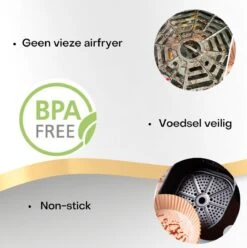 Airfryer Bakpapier- Airfryer Bakpapier 20cm- Eco Friendly- Airfryer Bakpapier Rond- Non Stick- Bakpapier- Airfryer Accessoire- Hete Lucht Friteuse Bakjes- Airfryer Bakpapier 50 Stuks- Geschikt Voor Phillips, Princess En Alle Andere Airfryers -Merkloos Winkel 1194x1200 26
