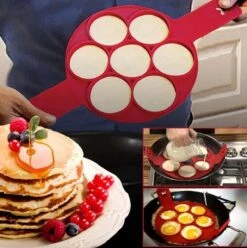 Merkloos Pannenkoeken Maker – Siliconen Bakvorm – Pannenkoek Vorm