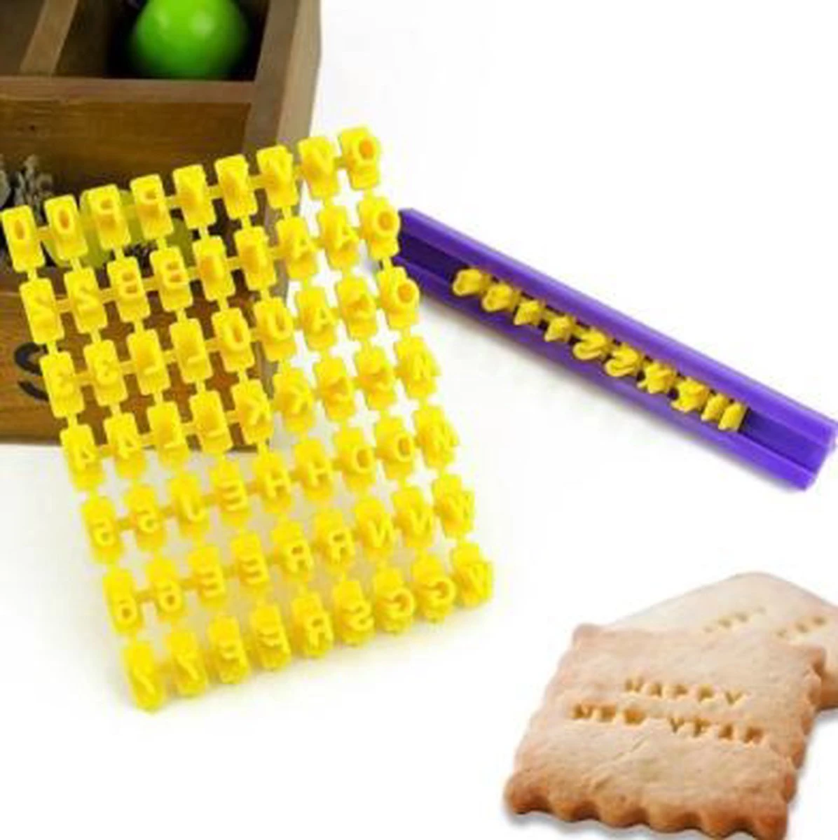 EPIN 3D Koekjes Stempel Set - Alfabet 2 EPIN 3D Koekjes Stempel Set - Alfabet - Afbeelding 2