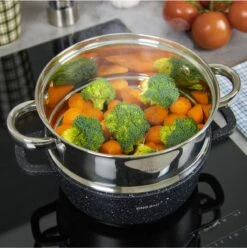 Stoompan INZET 2.6L – Rijststomer - Groentestomer Ø 20 Cm RVS -Merkloos Winkel 1196x1200 9