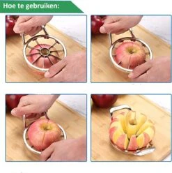 Appelboor - Appelsnijder - RVS - Zilver - Hoogwaardig Roestvrijstaal -Merkloos Winkel 1197x1200 36