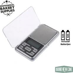 BrandNewCake® Precisie Weegschaal - Tot 200 Gram - Zilver -Merkloos Winkel 1197x1200 41
