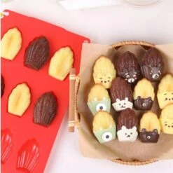 Merkloos Siliconen Madeleine Bakvorm - Antikleef - 9 Madeleinen - Ware Grootte - Bakvorm - Plooibaar - Duurzaam - Vorm - Herbruikbaar - Dessert - Toetjes - Bak - Bakken - Cake - Taart - Gratis Verzending -Merkloos Winkel 1198x1200 73