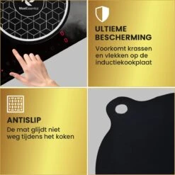 MostEssential Premium Inductie Beschermer - Inductie Mat - Kookplaat Beschermer - Panbeschermers - Inductie Matjes Rond - Anti-slip - Duurzaam - 4 Stuks -Merkloos Winkel 1199x1200 29
