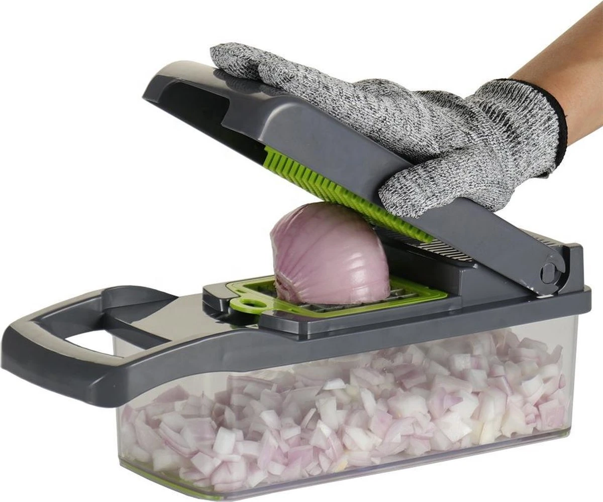 Merkloos Mandoline - Multifunctionele Groentesnijder - Groentesnijder - Keukengerei - Groentesnijder Met Opbergbox - Keukenmandoline - Allessnijder - Snijmachine - Groentehakker - Slicer Dicer - Groen - Groentesnijder Handmatig 2 Merkloos Mandoline - Multifunctionele Groentesnijder - Groentesnijder - Keukengerei - Groentesnijder Met Opbergbox - Keukenmandoline - Allessnijder - Snijmachine - Groentehakker - Slicer Dicer - Groen - Groentesnijder Handmatig - Afbeelding 2