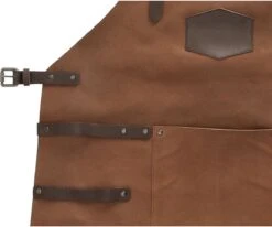 Old West BBQ Schort Barbecue Schort Leer - Cognac Bruin -Merkloos Winkel 1200x1001