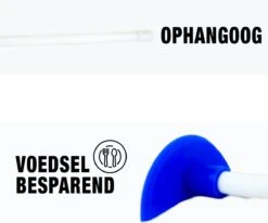 Flessenlikker Vaatwasserbestendig Pottenlikker 35cm Flessenborstel Pannenlikker Met Ophangoog - Flessenschraper Keukengerei BPA Vrij - Blauw - Tillon ® -Merkloos Winkel 1200x1002 10