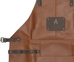 Goodman - BBQ Schort - Echt Leer - Leren Schort Man - Cognac Bruin -Merkloos Winkel 1200x1005