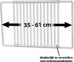 YUGN Oven Pakket – Universeel Rooster En Bakplaat Enorm Verstelbaar – Recept Voor Maken Van Heerlijke Gerechten - Met Gratis E-Book En Bakkwast -3 X 33 X 37-52 Cm 23 YUGN Oven Pakket – Universeel Rooster En Bakplaat Enorm Verstelbaar – Recept Voor Maken Van Heerlijke Gerechten - Met Gratis E-Book En Bakkwast -3 X 33 X 37-52 Cm -Merkloos Winkel 1200x1007 10