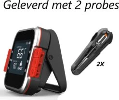 AidMax Vleesthermometer Met Optie Tot 6 Sondes – Bluetooth Met App – Digitale Kernthermomter – Thermometer Geschikt Voor BBQ, Oven & Grill – Incl. Batterijen - Geleverd Met 2 Sondes -Merkloos Winkel 1200x1009 9