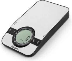 Brabantia Profile Keukenweegschaal - Rechthoekig - Met Kookwekker - RVS -Merkloos Winkel 1200x1011 2