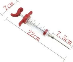 LOUZIR RVS Marinade Injector | BBQ Vlees Spuit Injecteur | Meat Injector | Injectiespuit Inclusief 3 Naalden | Marinade Injectiespuit | Vlees Injectie Spuit | Barbecue Vlees Injector -Merkloos Winkel 1200x1015 8