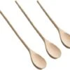 Merkloos Houten Pollepels - Set 3 Stuks - Hout