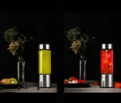 Blender To Go- Portable Blender- Blender Smoothie- Oplaadbare Blender- Blender RVS/Zilver- Mini Blender- Smoothie Maker- Fruit Maker- Draagbare Blender- USB Oplaadbaar 450 Ml -Merkloos Winkel 1200x1018 17