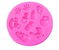 Fondant Babyshower Mal - Siliconen Baby En Kindje Thema Vorm - Fondant / Marsepein / Chocolade / Zeep Kinderwagen Fles Speen - Voor Decoratie Van Taart, Cupcakes En Cake Bij Een Geboorte -Merkloos Winkel 1200x1023 7