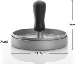 YUGN Hamburgerpers - Anti Aanbaklaag - RVS - BBQ Accessoires - Inclusief 50 Waxpapiertjes - Cadeau Tip 17 YUGN Hamburgerpers - Anti Aanbaklaag - RVS - BBQ Accessoires - Inclusief 50 Waxpapiertjes - Cadeau Tip -Merkloos Winkel 1200x1024 2