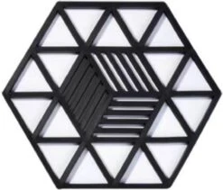 Db Onderzetters (2 Stuks) - Multifunctioneel - Onderleggers Glazen - Siliconen - Accessoires - Glas Onderzetters - Zeshoekig - Hip Design - Zwart 13 Db Onderzetters (2 Stuks) - Multifunctioneel - Onderleggers Glazen - Siliconen - Accessoires - Glas Onderzetters - Zeshoekig - Hip Design - Zwart -Merkloos Winkel 1200x1025 8