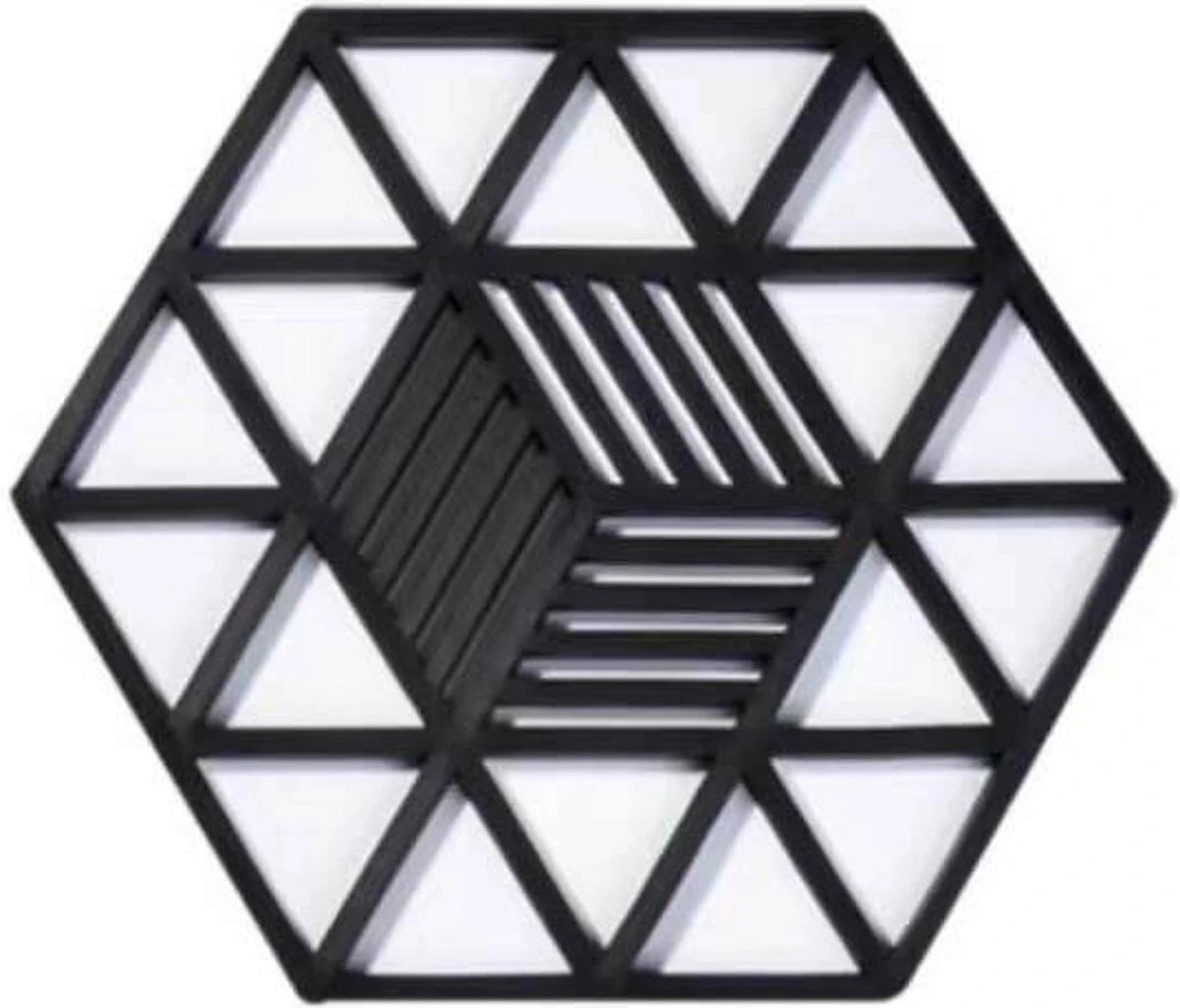 Db Onderzetters (2 Stuks) - Multifunctioneel - Onderleggers Glazen - Siliconen - Accessoires - Glas Onderzetters - Zeshoekig - Hip Design - Zwart 7 Db Onderzetters (2 Stuks) - Multifunctioneel - Onderleggers Glazen - Siliconen - Accessoires - Glas Onderzetters - Zeshoekig - Hip Design - Zwart - Afbeelding 7