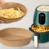 AirFryer Wegwerpbakjes XXL - Tot 220º - Olie Afstotend - AirFryer Bakpapier 50 Stuks - 23CM