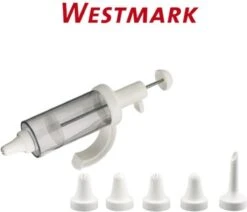 Westmark Garneerspuit - 18 Cl - 6-delig - Wit
