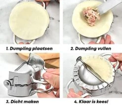 YUGN Dumpling Maker Set Van 3 Formaten En Inclusief Siliconenmat - Als Ravioli Maker Pastei Maker Empanade Maker Te Gebruiken - Ravioli Vorm - Cadeau Tip 15 YUGN Dumpling Maker Set Van 3 Formaten En Inclusief Siliconenmat - Als Ravioli Maker Pastei Maker Empanade Maker Te Gebruiken - Ravioli Vorm - Cadeau Tip -Merkloos Winkel 1200x1033 8