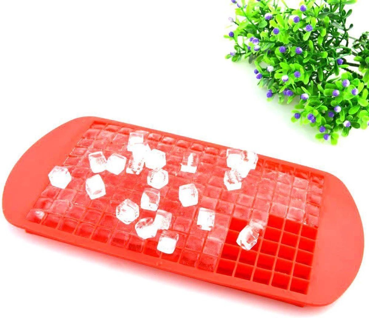 Merkloos Arnillo - Ijsblokjesvorm - 160 Kleine Ijsblokjes - Ijsblokjesvorm Silicone - BPA Vrij - Ijsblokjeshouder - Rood 2 Merkloos Arnillo - Ijsblokjesvorm - 160 Kleine Ijsblokjes - Ijsblokjesvorm Silicone - BPA Vrij - Ijsblokjeshouder - Rood - Afbeelding 2