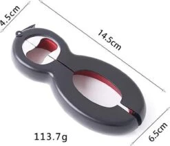 LOUZIR 6 In 1 Blikopener- Flesopener- Potopener- Deksel Opener- Gereedschap Om Doppen Van Flessen En Potten Te Verwijderen -Merkloos Winkel 1200x1035 9