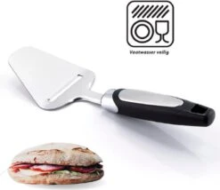 Merkloos, Kaasschaaf- Kaasschaaf Voor Harde Kaas-Kaasschaaf Voor Oude Kaas - Kaasschaaf Voor Jonge Kaas - Multifunctionele Kaasschaaf - Vaatwasser Bestendig - Kaasschaaf Zwart - RVS- 230 X 82 Mm- Keukengerei- Keuken Accessoires -Merkloos Winkel 1200x1038 12