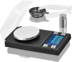 Imtex Precisieweegschaal 50 G / 0,001 Gram - Milligram-Weegschaal - Zakweegschaal - Laboratoriumweegschaal Met LCD-Display - Brievenweegschaal - Professionele Digitale Weegschaal - Goudweegschaal - Zwart -Merkloos Winkel 1200x1039 8