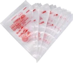 Merkloos Set Van 25x Spuitzakken! - Slagroom - Wegwerp Spuitzak - Slagroomspuit - 25 Stuks - Transparant