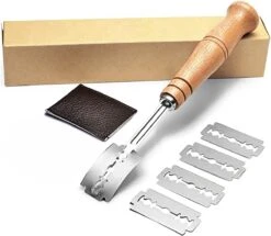 Lixda - Deegmesje - Lame - Lame Mes - Lame Brood - Incl 5 Mesjes Met Opberghoes -