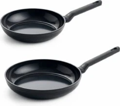 BK Easy Induction Ceramic Koekenpannenset Ø 24 + Ø 28 Cm - Inductie - PFAS-vrij