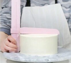 Verstelbare Gladstrijker - Fondant Schraper - Taart Decoratie Soepeler - Versier Gereedschap - Glad Strijken Van Cake En Taart - Glazuur Smoother - Voor Botercrème, Ganache Marsepein En Glazuur - 1 Stuks -Merkloos Winkel 1200x1053 14