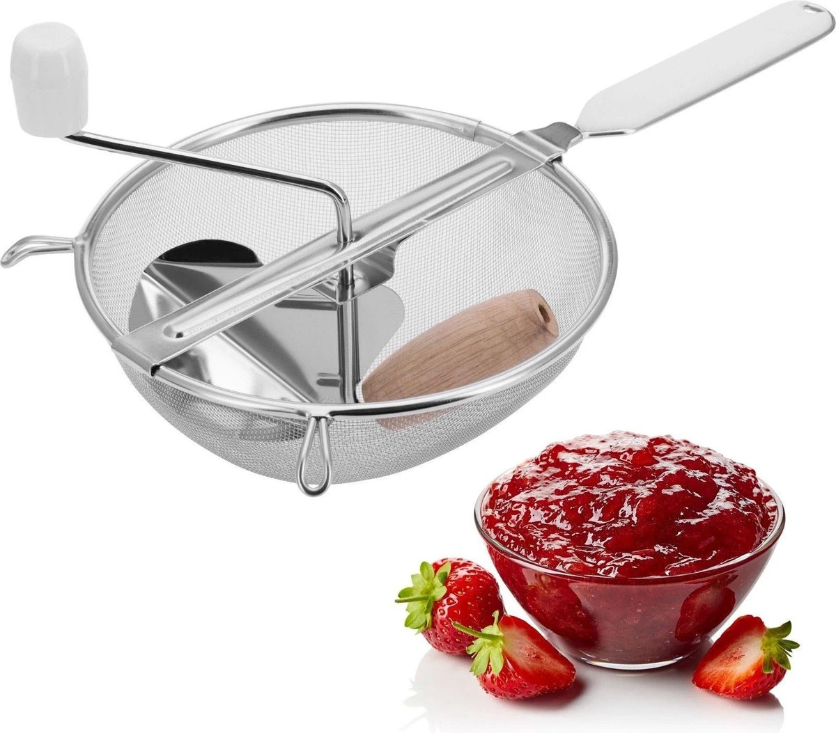 Westmark Standard Passeerzeef - 36,8x20,3x17cm - Kunststof - RVS 12 Westmark Standard Passeerzeef - 36,8x20,3x17cm - Kunststof - RVS - Afbeelding 12