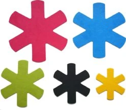 Merkloos Pannenbeschermer - 5 Stuks - Geschikt Voor Alle Koekenpannen