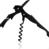 Kurkentrekker, Bieropener, Wijnopener, Flesopener, Kelnersmes, Mat Zwart, Multifunctioneel, RVS, Roestvrij Staal, Zakmes, Mesje, Kurken Trekker, Bier Opener, Wijn Opener, Edelstaal, Duurzaam, Gereedschap, Gadget, Keukengerei, Veelzijdig.