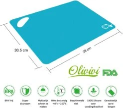 Olivivi - Snijplank Kunststof - Snijplankenset - Snijplanken - Cutting Board - Flexibel - Set 4 Stuks -Merkloos Winkel 1200x1060 5