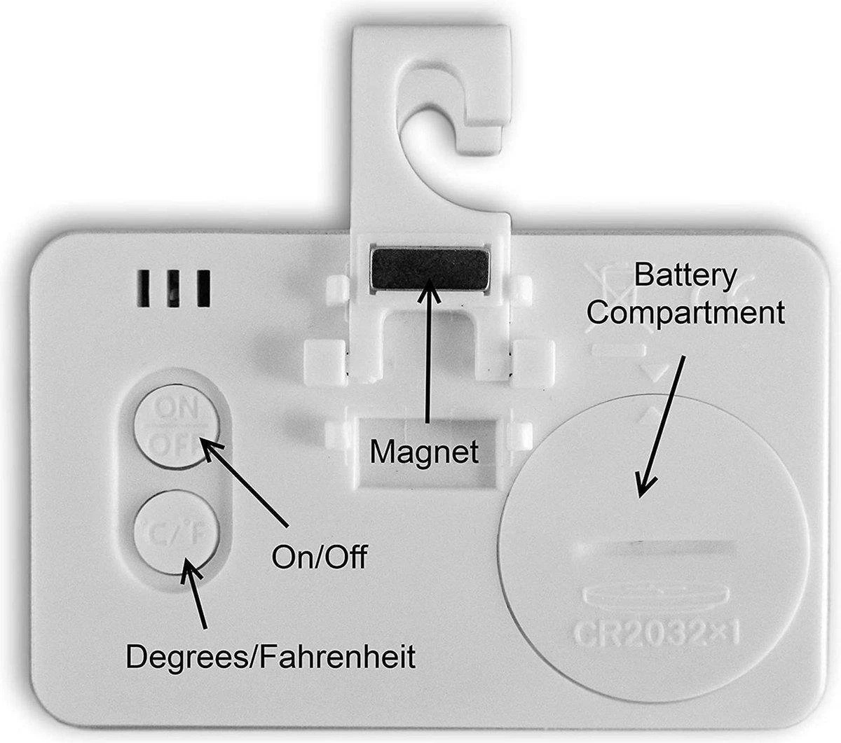 TRANSNECT Koelkast Thermometer - Keukenthermometer 5 TRANSNECT Koelkast Thermometer - Keukenthermometer - Afbeelding 5