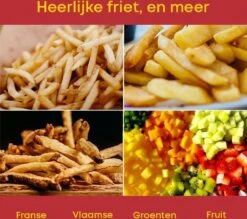 Yugn DeLux Frietsnijder - Roestvrijstaal - Zilver - Incl. Schiller -Merkloos Winkel 1200x1063 4