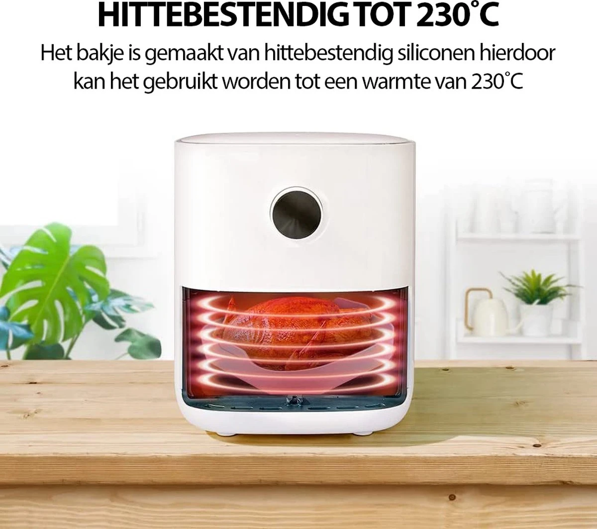 Merkloos Consumerce® Premium Vierkante Siliconen Bakplaat Voor AirFryer XXL Bruin (21cm) – AirFryer Accesoires – AirFryer Bakjes Siliconen – AirFryer Siliconen Bakje – AirFryer Bakpapier Siliconen – AirFryer Bakpapier XXL – AirFryer Bakje AirFryer Bakvorm 3 Merkloos Consumerce® Premium Vierkante Siliconen Bakplaat Voor AirFryer XXL Bruin (21cm) – AirFryer Accesoires – AirFryer Bakjes Siliconen – AirFryer Siliconen Bakje – AirFryer Bakpapier Siliconen – AirFryer Bakpapier XXL – AirFryer Bakje AirFryer Bakvorm - Afbeelding 3