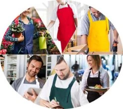 Schortenwinkel - Professioneel Keukenschort - Kookschort - Horeca - Zwart -Merkloos Winkel 1200x1064