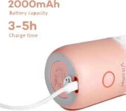 Merkloos Mini Blender - Smoothie Maker - Compact Blender - Draagbare Blender - Oplaadbare Mini Blender - Portable Blender - Draagbare Mini Blender - Lichtgewicht - Vitamer 4 Bladen - Fruit Juicer - Fruit Blender - Blender - Blender - Blenders - Keukenmachines -Merkloos Winkel 1200x1065 4