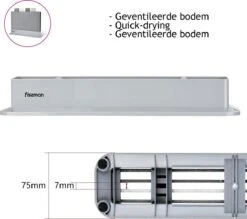 Fissman Index Snijplankenset - Met Houder - 30x22cm - 4 Stuks -Merkloos Winkel 1200x1065 7