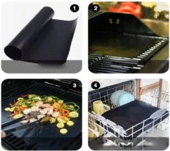 Teflon Mat - 5 Stuks - Oven Bak Mat - Grill Mat - Beschermende Mat - BBQ Mat - Rheme -Merkloos Winkel 1200x1068 11