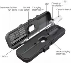 BBQ PRO - Vleesthermometer Draadloos - 2-in-1 Oventhermometer - BBQ Thermometer - App & Bluetooth - Thermometer Koken - Meater - RVS & Fast Charger - 30 Meter - Valentijn - Vaderdag - Moederdag - Grillmeister -Merkloos Winkel 1200x1070 10