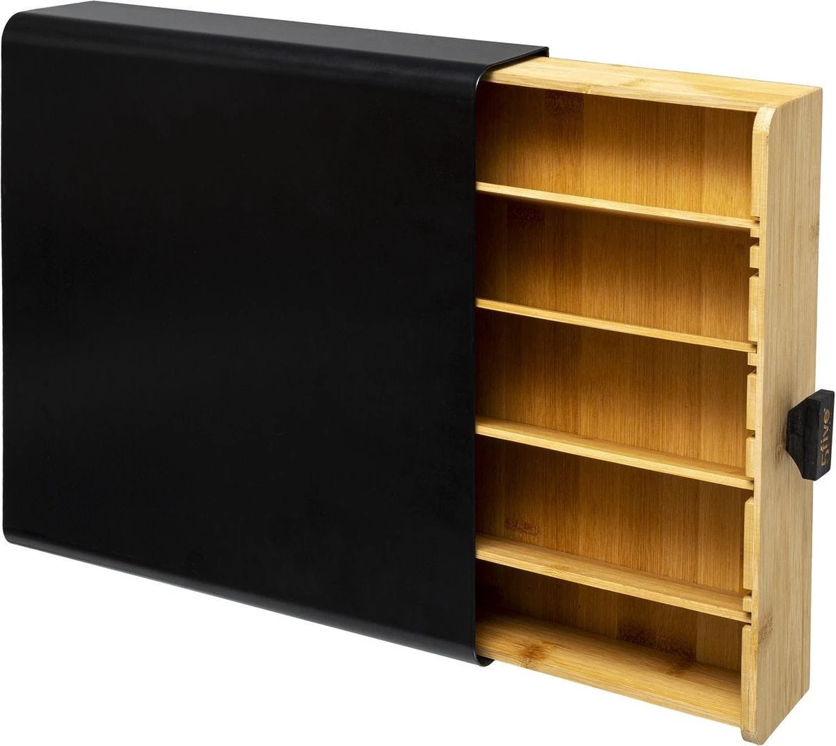 Capsule Houder Van Metaal Zwart En Bamboe Naturel | Geschikt Voor Koffie Cups Van Nespresso, Vertuo, Dolce Gusto 11 Capsule Houder Van Metaal Zwart En Bamboe Naturel | Geschikt Voor Koffie Cups Van Nespresso, Vertuo, Dolce Gusto - Afbeelding 11